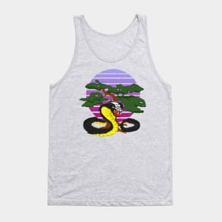 It is all about balance - Cobra Kai Logo 80s Tank Top